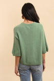 3/4 SLEEVE RAGLAN ALPACA SWEATER nais Paris