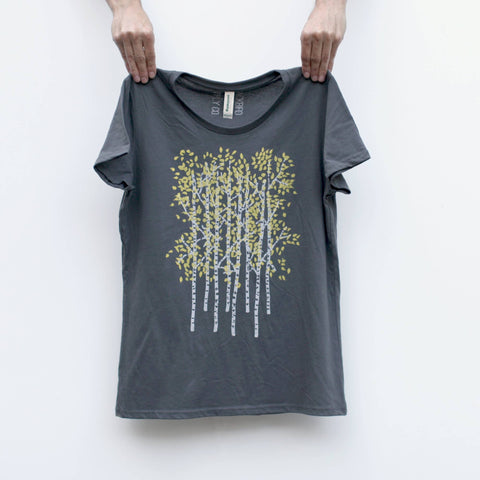 Bryce Canyon Aspen Trees Womens Tee with short sleeve