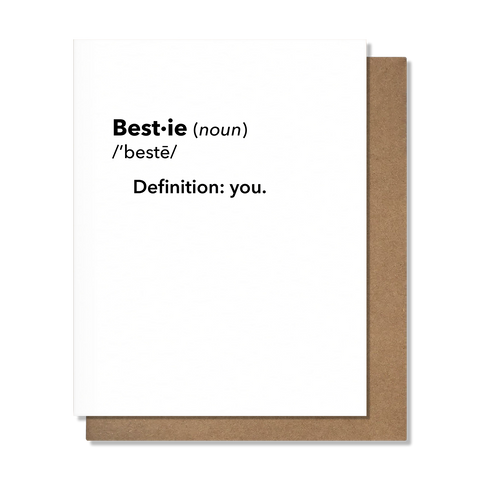 Bestie - Friendship Card