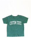 Napa kids tee vintage green