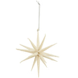 White Starburst Ornament Lg