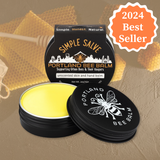 Simple Salve Unscented Beeswax Salve for Hand & Skin Portland bee balm