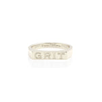 Grit Engraved Ring: 18K Gold Vermeil / Size 7