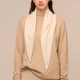 Lightweight Knit Wrap – Soft Triangle Neck Scarf