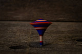 Hand Made Colorful Wooden Spinning Tops