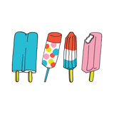 Popsicles Tattoo Pair