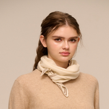 Lightweight Knit Wrap – Soft Triangle Neck Scarf