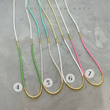 Lithe Beaded Necklace - either color
