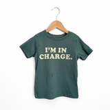 I'm In Charge Toddler Tee - Basil