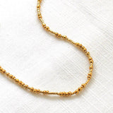 Golden Unity Seed Bead Necklace