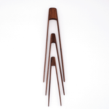 11”/9”/7” Walnut Wood Tongs