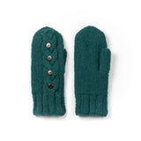 Haven Wool Mittens with Cable and Button Detail