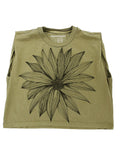 Big Flower Maisie Heavyweight Muscle Tee
