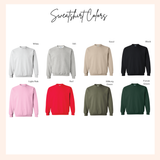 SLEIGH Christmas Holiday Fleece Crewneck Sweatshirt 