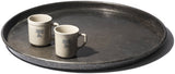 VINTAGE LARGE ROUND TRAY