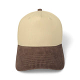 Two Tone Corduroy Hat - Customizable