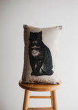 Primitive Black Crow Lumbar Pillow Cover | 18x12 Halloween Décor | Fall Decor | Room Decor | Decorative Pillow | Gift for her | Sofa Pillows