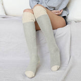 Warm & Soft Open Work Knit Long Lounge Socks 🧦
