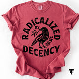 Radicalized By Basic Decency Political Protest Tee