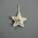Sequin Bullion Star - Cotton & Lavender filled Ornament