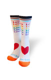 Love is Love All Inclusive Rainbow Sock- Unisex