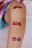 Firetruck Parade Temporary Tattoos