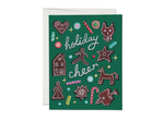 Gingerbread holiday greeting card