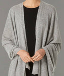 CASHMERE-BLEND 'LUCIA' TRAVEL DUSTER - COZY ESSENTIAL!: Maine Gray