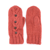 Haven Wool Mittens with Cable and Button Detail