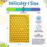 Honeycomb Design Emat Enrichment Licking Mat - Yellow - Large