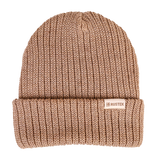 Rustek 100% Merino Double-Rib Beanie: Navy