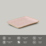 Juta Rectangular Platter 7.08 x 5.51" Litchi