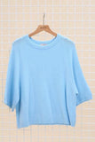 3/4 SLEEVE RAGLAN ALPACA SWEATER nais Paris