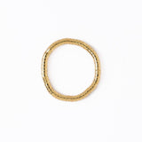 Lucille Round Bead Stretch Bracelet Brass