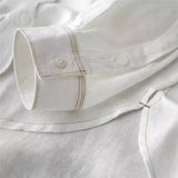 Linen Cotton Poet Top Long Sleeved Shirt