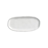 Shallow Oval Platter Small 9.06 x 4.33" New White