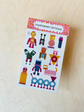 Robots Temporary Tattoos DIN A6