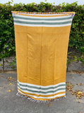 Golden Hour - RECYCLED THROW BLANKET Summer Beach Throw
