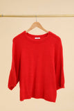 3/4 SLEEVE RAGLAN ALPACA SWEATER nais Paris