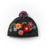 Petite Fleur - women's wool knit beanie