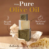 Marseille Soap Cube Square 100g/3.5oz – Authentic Marseille Olive Oil Soap