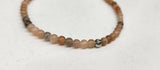 Sunstone Stretchable Bracelet 4MM Beads - 7.5 Inches Long