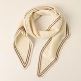 Lightweight Knit Wrap – Soft Triangle Neck Scarf