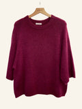 3/4 SLEEVE RAGLAN ALPACA SWEATER nais Paris