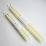 10" - 100% Beeswax Dipped Candles | Natural White: 10 Inch