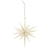 White Starburst Ornament Lg