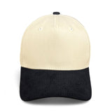 Two Tone Corduroy Hat - Customizable