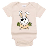 Bunny Pirate Carrot Organic Cotton Easter Baby Toddler Shirt