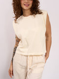 Big Flower Maisie Heavyweight Muscle Tee