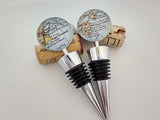Custom Wine Stopper, Map or Custom Images Available